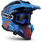 SOXON® SKC-33 Set „Fusion Blue“ · Kinder Cross-Helm · Motorrad-Helm MX Cross-Helm MTB BMX Cross-Bike Downhill Off-Road Enduro-Helm · ECE 22.05 Schnellverschluss SlimShell Tasche XS (51-52cm)
