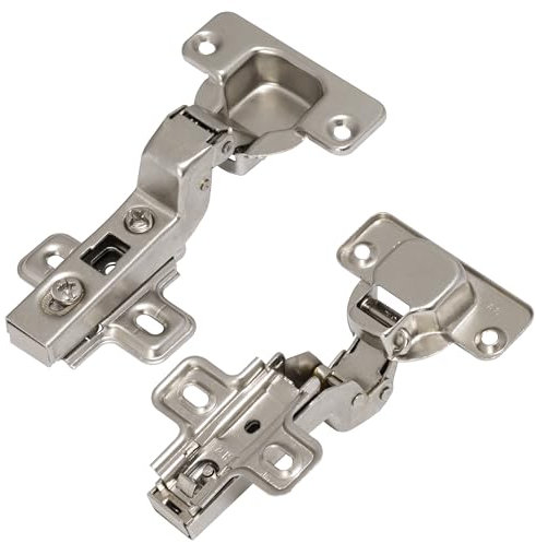 AERZETIX - C41042 - Juego de 4 Bisagras de cazoleta invisibles clipable para puertas de muebles - para puertas empotrados - permite una apertura de 110° - apertura de montaje 35mm