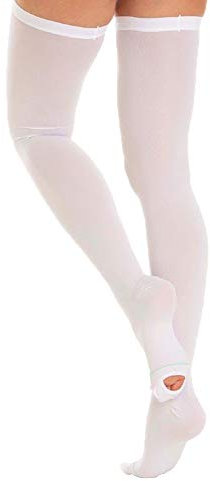 MANIFATTURA BERNINA Variform 1802S (Größe 3) - Halterlose Antithrombosestrümpfe Thrombosestrümpfe mit aufsteigender Kompression 18-21 mmHg Für den Krankenhausaufenthalt