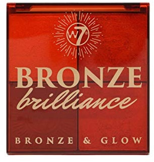 W7 Bronze Brilliance Bronze & Glow Bronzing Powder - Medium/Dark