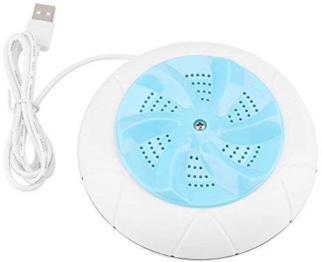 Lavadora, Mini Portátil Ultrasónico Mute Germicida Lavadora Travel Laundry Washer Cleaner Herramienta De Limpieza Para Viajes y Ropa Para Niños.(azul)