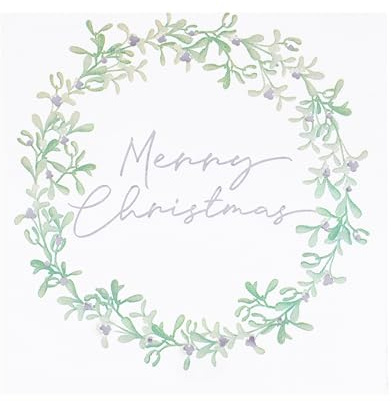 16 Winterdorf Merry Christmas Servietten 34cm