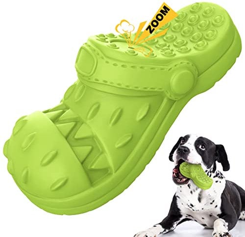 RUXAN Hundespielzeug Unzerstörbares Kauspielzeug für Aggressives Kauen - Robuster Quietschen Interaktives Hunde Spielzeug - Naturkautschuk Kauspielzeug für Mittelgroße Große Hunde Kauen, Jagen, Holen
