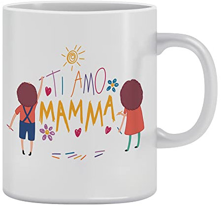 Tazza Idea Regalo Festa Della Mamma, Originali Donna, In Ceramica