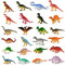 EKKONG Dinosaurier Spielzeug, 24 Stück Dino Figuren Verschiedene Mini Dinosaurier Figuren Adventskalender Füllung Kinder Jungen Mädchen ab 3 Jahren