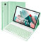 Lively Life Custodia con Tastiera per Samsung Galaxy Tab A8 10.5 2021 (SM-X200/X205/X207), Layout Italiano, Rimovibile e Staccabile, Verde
