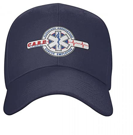 Baseball Cap Fashion Star of Life Baseball Cap für Herren Damen Personalisiert Einstellbar Erwachsener EMT Sanitäter Sanitäter Dad Hut Frühling