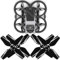 Master Airscrew 4-Blatt Upgrade Propeller kompatibel mit DJI Avata - Schwarz, 4 Stück