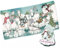 itsisa Magisches Handtuch Winterzauber 60x30 cm - Zauberhandtuch, Kinder Handtuch, Kindergeschenk, Winter, Weihnachten, Adventskalender