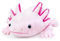 PuffPurrs Groß Axolotl Plüsch - Pinker Axolotl Stofftier, realistisch, 31, niedliche Ambystoma gruselige Amphibien-Plüschtiere, einzigartige Plüschgeschenksammlung für Kinder