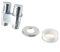 Robinet double commande 1 entrée 2 sorties, adaptateur de robinet d'angle à double contrôle pour évier de cuisine, lavabo, toilettes, bidet pulvérisateur