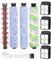 Accessories pour Bissell Crosswave 3 en 1 Aspirateur,Brosse Multi - Surface, Brosse de Plancher en Bois, Brosse de Tapis, Brosse pour Animaux de Compagnie, 4 Filtres, pour 1866 1785 2052 1713 2225