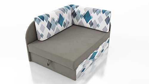 IWMAR MÖBEL KUBUŚ Sofa MIT SCHLAFFUNKTION! 77x106x30 Sofa 1 Sitzer! Best Schlafsofa. Couch mit Bettkasten. Couch Wohnzimmer. Polstermöbel. Möbel mit Schlaffunktion. Schlafsofa mit Bettkasten.
