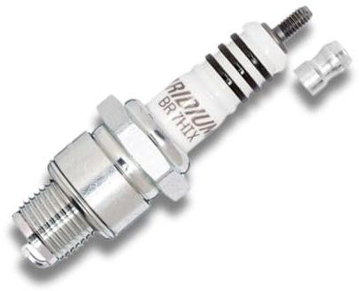 RIDE AND CUSTOM Iridium Zündkerze kompatibel mit PEUGEOT SPEEDFIGHT 2 2T AC 2002-2009