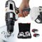 pealiritansemen Kit D'outils 10 en 1, Perceuse-Visseuse sans Fil 18 V, Scie Alternative, Scie Circulaire, Tronçonneuse, Tournevis, avec Batteries De 4,0 Ah, Chargeur Et Boîte À Outils