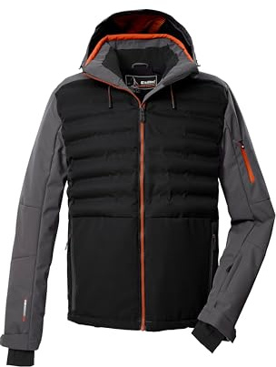 Killtec Herren Ksw 72 Mn Ski Jckt Hybridjacke/Steppjacke mit abzipbarer Kapuze und Schneefang