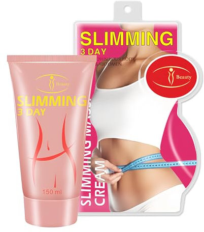 Crema Adelgazante 150ml, Crema Quema Grasa Abdominal, Crema Anticelulítica, Elimina Depósitos de Grasa, Crema Corporal Reafirmante Delgada Para Adelgazar, Modelar Cintura