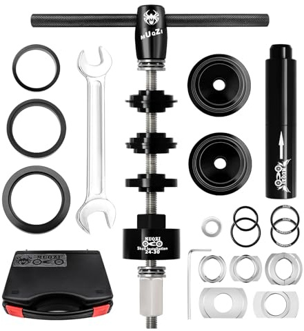 Fahrrad Unterseite Kit Zum Installieren Und Entfernen,Einpresswerkzeug Fahrrad,Professionelles Innenlager Für Innenlager BB86 BB30 BB91 BB92 PF30,Für Fahrradbegeisterte Und Mechaniker(Schwarz)