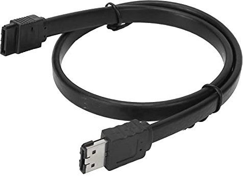 SUNGOOYUE Hane Till Manlig Esata Till Anslutningskabel 3Gbps Hastighet 100 Cm M/m för Optiska Enheter (50 cm)