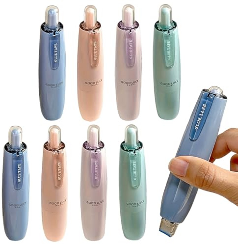 UYVPAER 8 Rollos De Cinta Adhesiva De Doble Cara, Bolígrafo Adhesivo De Doble Cara, Para Fotos, Álbumes De Fotos