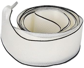 ITRHJTGP Cordones de raso 2 uds/1 par de cordones zapatos cinta satinada, lazo for mujer for zapatillas deporte, deportivos lona informales para llevar(White)