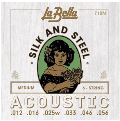 La Bella 710M Silk & Steel Medium Saiten