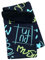 Wollhuhn Mädchen/Damen/Jungen Warmer Schlupfschal/Halstuch Innen Fleece Gefüttert Viele Motive Winter Übergangszeiten (Cool Music Schwarz/Blau/Grün)