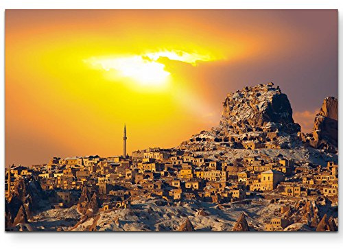 Eau Zone Wandbild auf Leinwand 120x80cm spektakuläres Kappadokien – Türkei