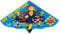 Günther Flugspiele 1217 - Einleiner-Drachen Feuerwehrmann Sam, ca. 115 x 63 cm, Kinderdrachen aus robuster PE-Folie, für Kinder ab 4 Jahren, inkl. Griff und Drachenschnur