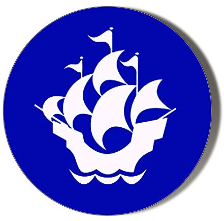 Gift Insanity BLUE PETER BADGE BLUE 45mm novelty badge