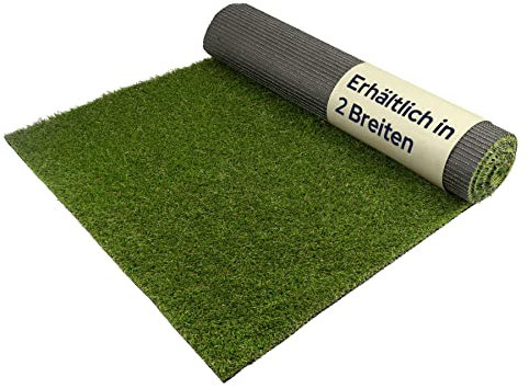 Primaflor Kunstrasen - WOODLAND, 2,00m x 3,00m, Viele Größen, 27 mm Hoch, UV-Beständiger, Wasserdurchlässiger, Rasenteppich, Outdoor Bodenbelag, Kunstgras für Garten, Terrasse und Balkon