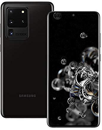 Samsung Galaxy S20 Ultra 5G 128GB - Cosmic Black - Unlocked (Renewed)