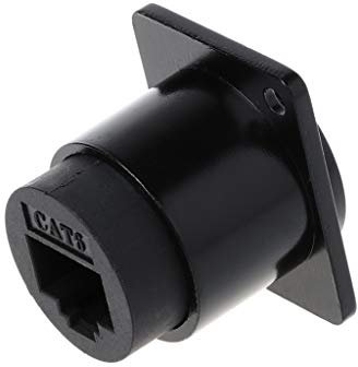 luosh Module de Type D câble de Prise RJ45 connecteur de Signal Femelle Adaptateur d'interface d'extension Ethernet réseau à Montage sur Panneau Cat6