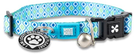 Max & Molly Gotcha! Smart ID Katzenhalsband - Retro Blue, 1 Size