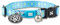 Max & Molly Gotcha! Smart ID Katzenhalsband - Retro Blue, 1 Size