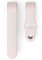 Hama Fitbit Uhrenarmband 22 mm (verstellbares Ersatzarmband für Smartwatch Fitbit Charge 3 u. Charge 4, Sportarmband atmungsaktiv zum Tauschen, Silikon Wechselarmband, Edelstahl Druckknopf) rosé/grau