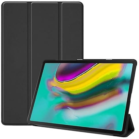 CoreParts Samsung Galaxy Tab S5e 10.5 Tri-folded Leather Case Black, SM-T720 SM-T725 (Tri-folded Leather Case Black 2019 model - SM-T720/T725)