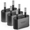 US to EU Adapter, 2 Pin Ancable Reisestecker auf EU, 3 Stück Deutschland Europ Amerika Mexiko Kanada Ägypten Spanien Stecker mit USA-Netzteil Konverte für Geräte