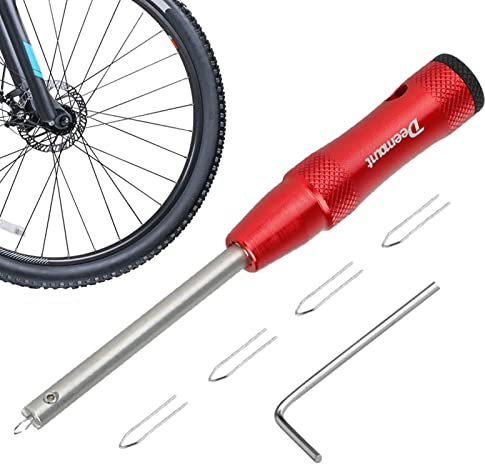 SYNYEY Fahrrad Speichenwerkzeug,Speichennippel-Einsetztreiber | Speichennippel-Entfernungs-Reparaturschlüssel-Werkzeug für Straßen-Mountainbikes-Fahrräder
