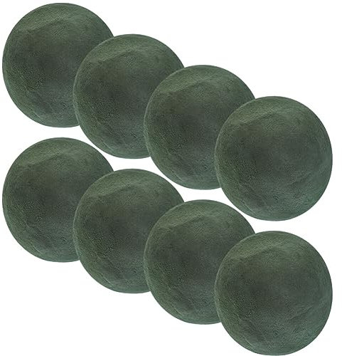 8 Stück Steckschwamm Kugel Klein - 9cm Runde Blumensteckschaum Für Hochzeit, Zuhause, Hotel - Floristenschaum Für DIY Blumenarrangements