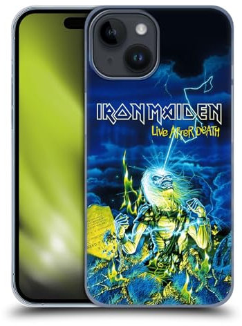 Head Case Designs Offizielle Iron Maiden Live After Death Tour Harte Rueckseiten Handyhülle Hülle Huelle kompatibel mit Apple iPhone 15
