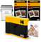 KODAK Mini 3 ERA 4PASS Mobiler Fotodrucker (7,6x7,6cm) Fotodrucker + 8 Blatt im Lieferumfang enthalten + 60-Blatt-Patrone, Gelb