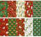 Tissus Noël 50x50 CM/25x 25CM, Asudaro 10Pcs DIY Motif Flocon Neige Panneaux Tissu Noël Tissu En Coton Tissus Décoratifs Noël Couture Patchwork Carrés Tissu Noël Vendus Au Mètre