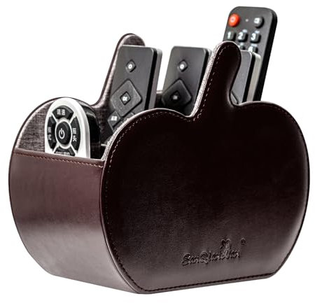 Samuliy Soporte de Mando a Distancia – Caja de Control Remoto para mesas de café – Organizador de Escritorio para mandos a Distancia – Caja de Almacenamiento Multifuncional para Mesa de café para
