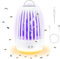 Mkitnvy Mückenvernichter Lampe, 2 in 1 Elektrische Insektenvernichter mit Nachtlicht, UV Elektrische Fliegenfalle für Motten, Küche, Fliegen, Mücken, Innen und Außen