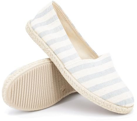 Gottstein Camping Duo Linen Espadrille aus GRS zertifizierten Leinen Atlantic, 41