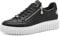 s.Oliver Damen Plateau Sneaker mit Reißverschluss Vegan, Schwarz (Black), 37 EU
