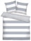 TOM TAILOR Renforcé-Bettwäsche, 2*80x80 cm + 200x220 cm, 100% Baumwolle/Renforcé, mit Wendemotiv und Markenreißverschluss, SIENA, Grau, Weiß