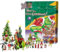 Weihnachts Figurine Blinddose, Adventskalender 2024,Weihnachts Adventskalender,24 Tage Weihnachten mit Figur Überraschungsspielzeug,für Kinder Mädchen