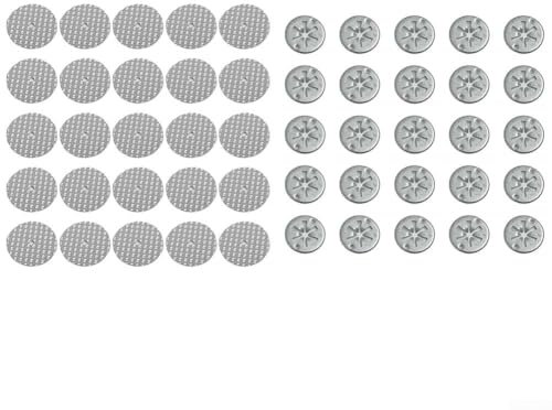 CNANRNANC Kit de réparation de bouclier thermique, 50 pièces, plaque de protection en métal, pour extérieur de voiture, anti-corrosion, résistant à l'usure, installation facile